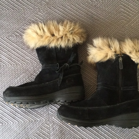 Sorel Waterproof Northern Lite size 6.5 black suede winter boots for women - Picture 8 of 11